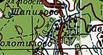 Карта окрестностей лагеря у ХОТЬКОВО